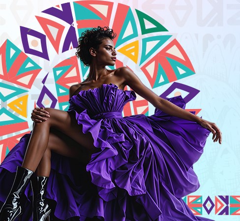 Oreo Cookie formed by 3d digital pixels