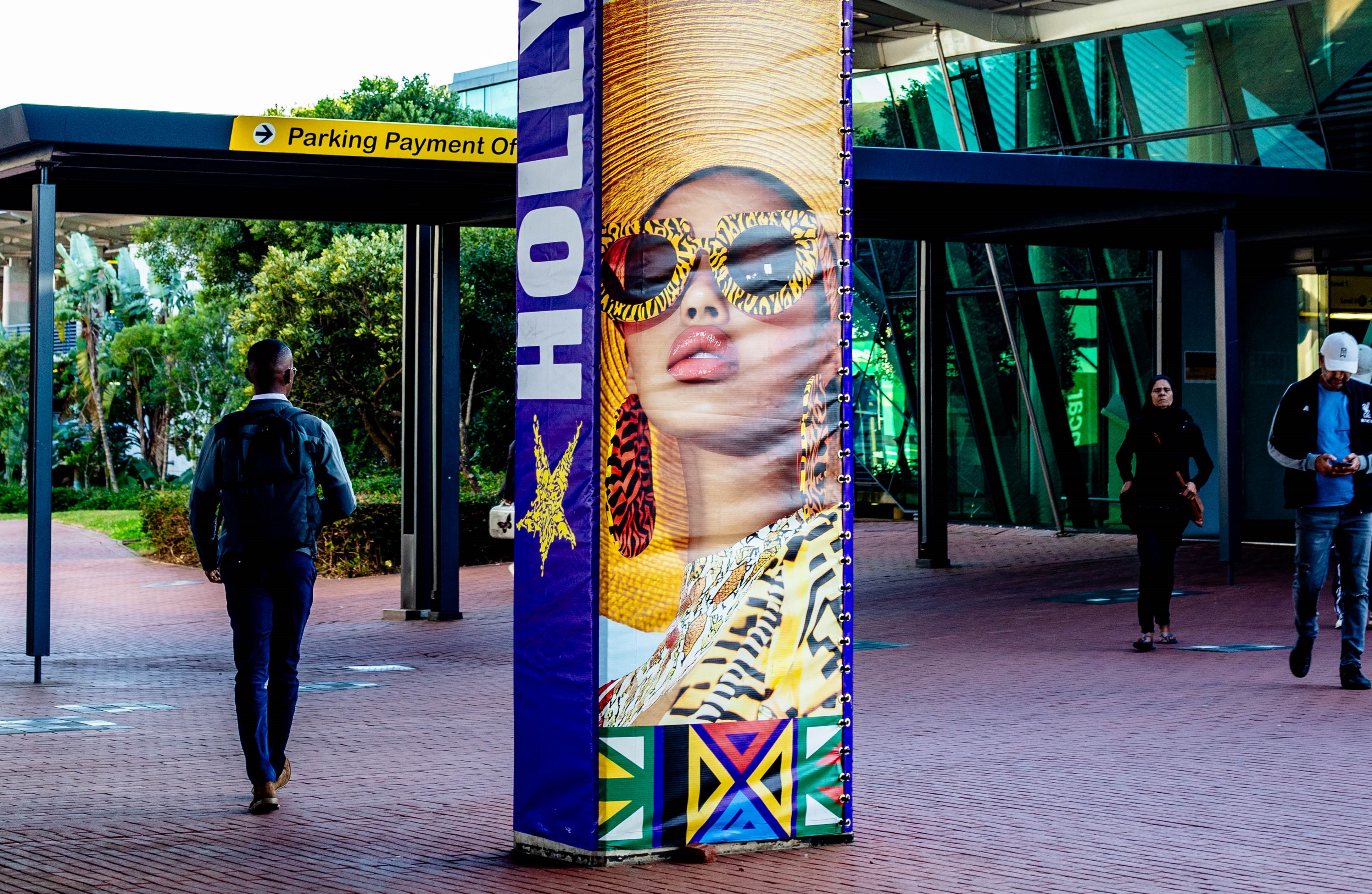 Hollywoodbets Durban July street poster mockup