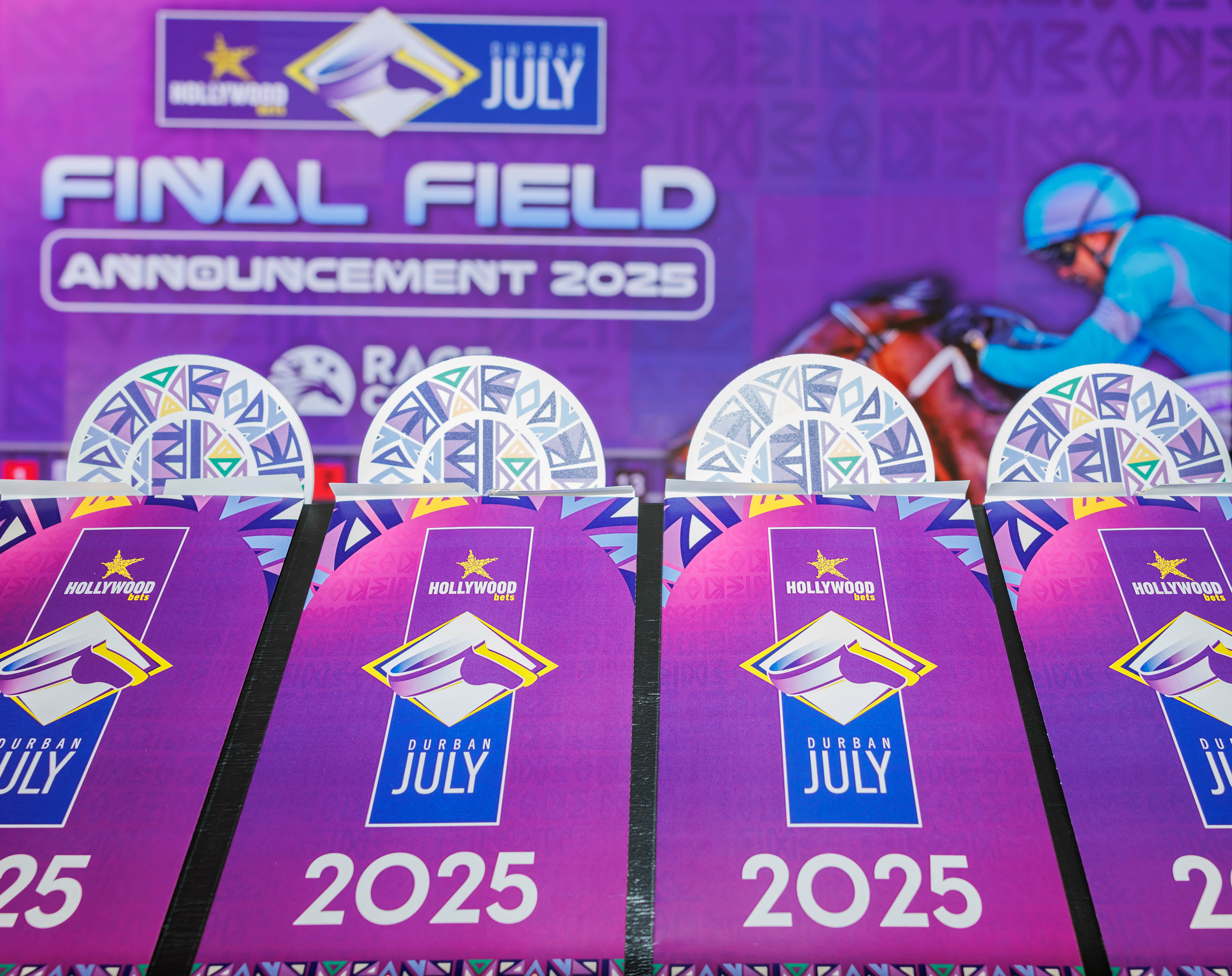 Hollywoodbets Durban July print collateral detail