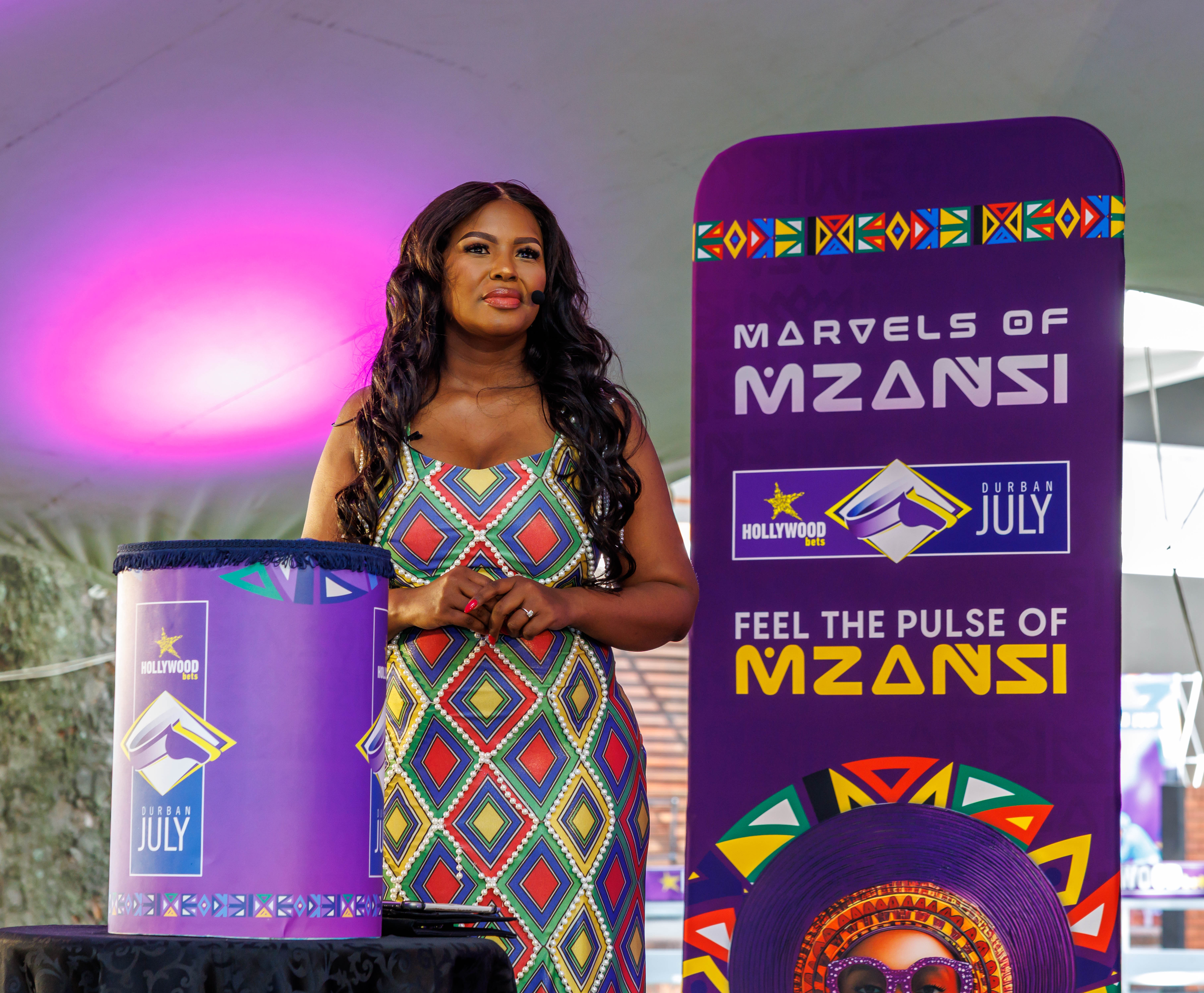 Hollywoodbets Durban July live activation host
